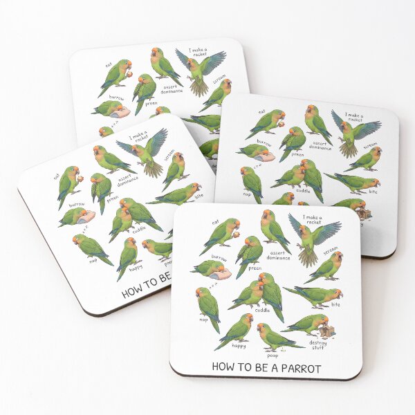 Item preview, How to be a Parrot Peach Fronted Conure Parrot Mom Dad Lover designed and sold by TerryConnells.