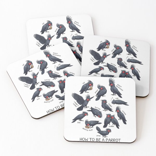 Item preview, How to be a Parrot Palm Cockatoo Parrot Mom Dad Lover designed and sold by TerryConnells.