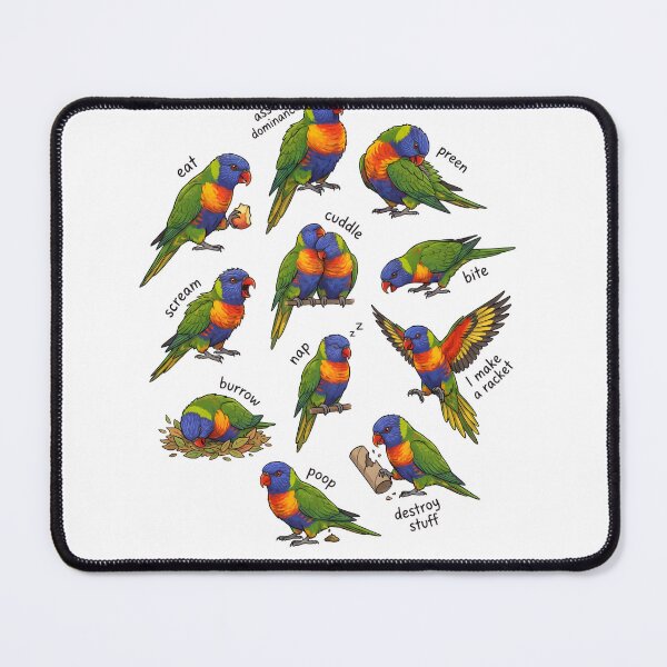 Item preview, How to be a Parrot Loriinae Parrot Mom Dad Lover designed and sold by TerryConnells.