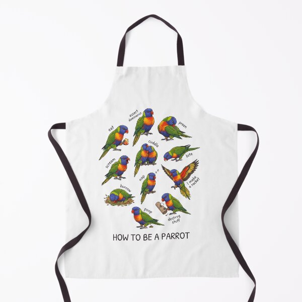 Item preview, How to be a Parrot Loriinae Parrot Mom Dad Lover designed and sold by TerryConnells.
