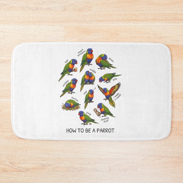 Item preview, How to be a Parrot Loriinae Parrot Mom Dad Lover designed and sold by TerryConnells.