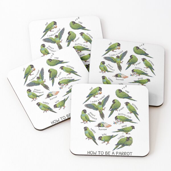 Item preview, How to be a Parrot Nanday Conure Parrot Mom Dad Lover designed and sold by TerryConnells.