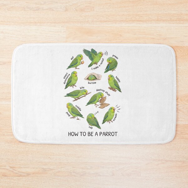 Item preview, How to be a Parrot Green Parrotlet Parrot Mom Dad Lover designed and sold by TerryConnells.