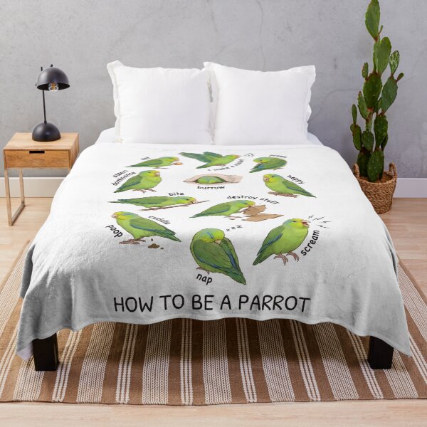 Item preview, How to be a Parrot Green Parrotlet Parrot Mom Dad Lover designed and sold by TerryConnells.