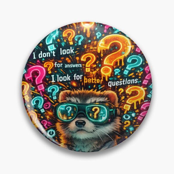 Item preview, Chaos Mind Club – Overthinking ADHD Ferret designed and sold by InnerwayStudio.