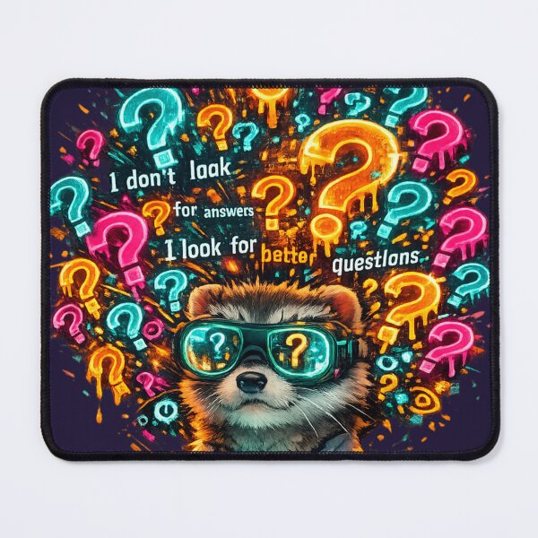 Item preview, Chaos Mind Club – Overthinking ADHD Ferret designed and sold by InnerwayStudio.