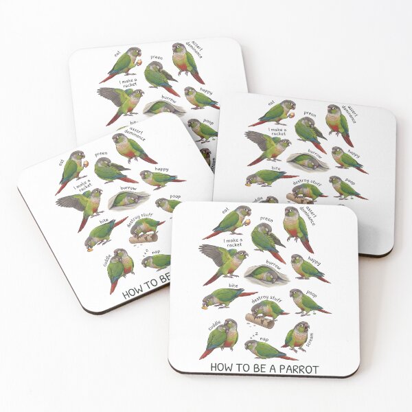 Item preview, How to be a Parrot Green Cheek Conure Parrot Mom Dad Lover designed and sold by TerryConnells.