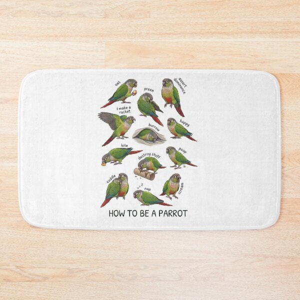 Item preview, How to be a Parrot Green Cheek Conure Parrot Mom Dad Lover designed and sold by TerryConnells.