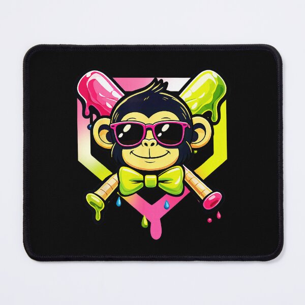 Item preview, Cool Monkey Sunglasses Neon Drip Party Style designed and sold by miaa-artistshop.