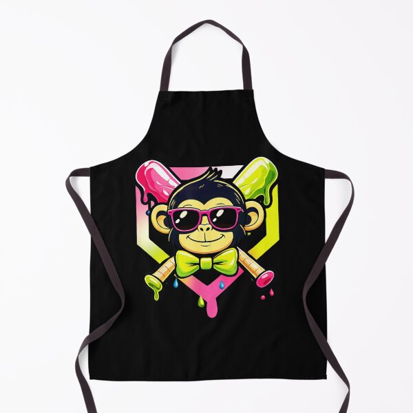 Item preview, Cool Monkey Sunglasses Neon Drip Party Style designed and sold by miaa-artistshop.