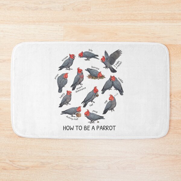 Item preview, How to be a Parrot Gang gang Cockatoo Parrot Mom Dad Lover designed and sold by TerryConnells.