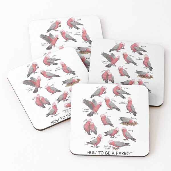 Item preview, How to be a Parrot Cockatoo Galah Parrot Mom Dad Lover designed and sold by TerryConnells.