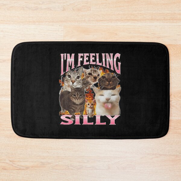 Item preview, I’m Feeling Silly Funny Cat Meme Collage designed and sold by tadmercado.