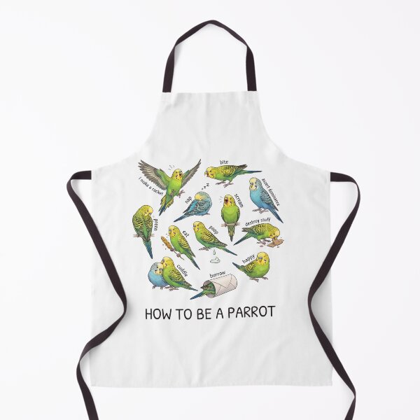 Item preview, How to be a Parrot Budgerigar Parrot Mom Dad Lover designed and sold by TerryConnells.