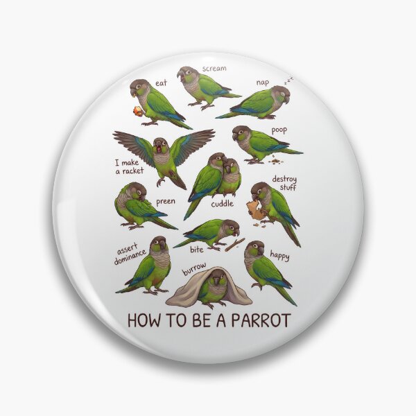 Item preview, How to be a Parrot Dusky Conure Parrot Mom Dad Lover designed and sold by TerryConnells.