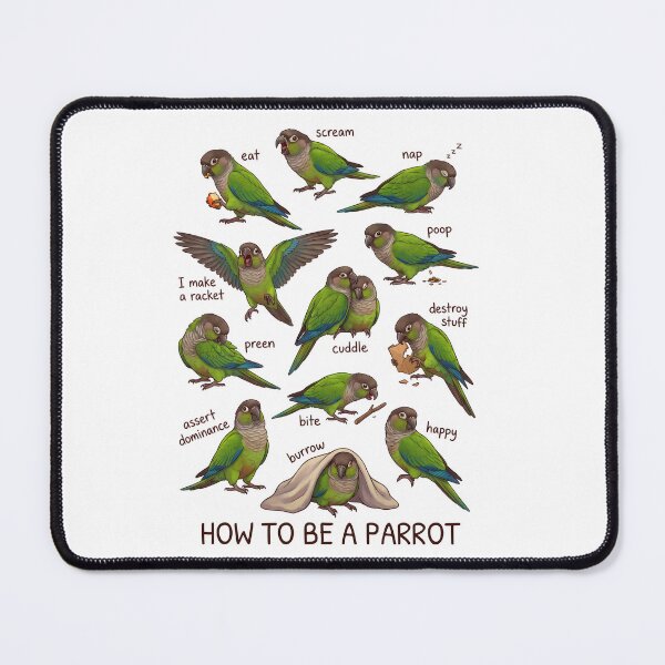 Item preview, How to be a Parrot Dusky Conure Parrot Mom Dad Lover designed and sold by TerryConnells.