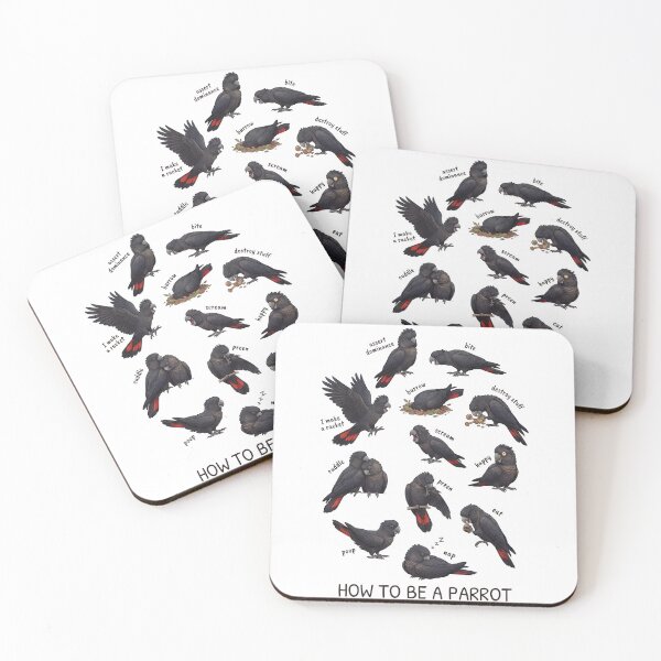 Item preview, How to be a Parrot Black Cockatoo Parrot Mom Dad Lover designed and sold by TerryConnells.