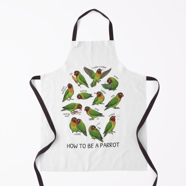 Item preview, How to be a Parrot Black cheeked Lovebird Parrot Mom Dad Lover designed and sold by TerryConnells.