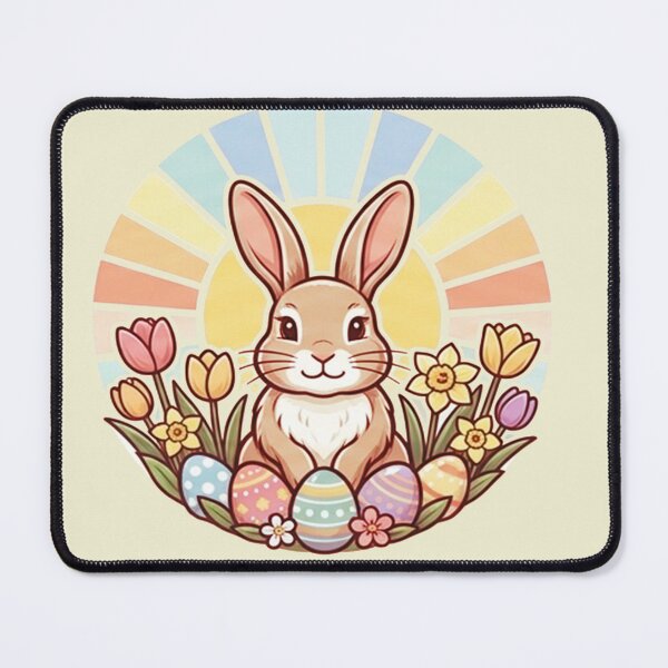 Item preview, happy easter cute bunny designed and sold by Mudikeys.