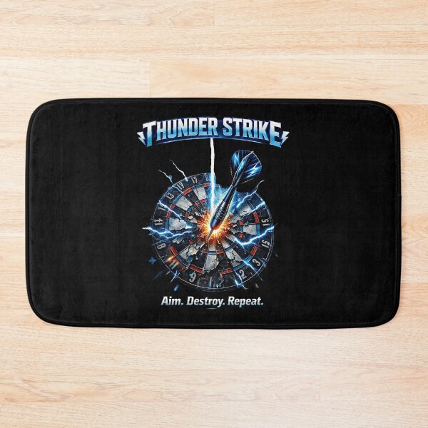 Item preview, Thunder Strike Darts Shirt – Lightning Dartboard Explosion – Cool Dart Player Gift designed and sold by Tropivaro.