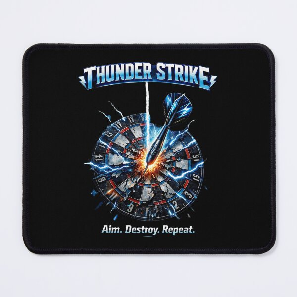 Item preview, Thunder Strike Darts Shirt – Lightning Dartboard Explosion – Cool Dart Player Gift designed and sold by Tropivaro.