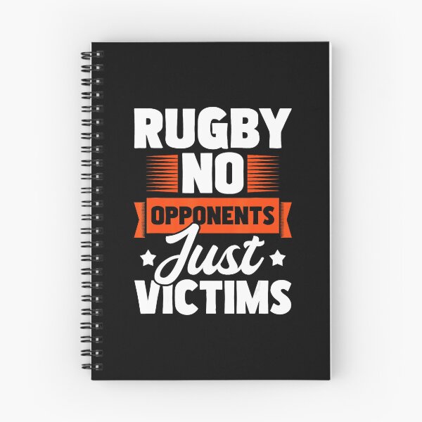 Item preview, Rugby No Opponents Just Victims Bold Rugby Quote designed and sold by GabrieSketcham.