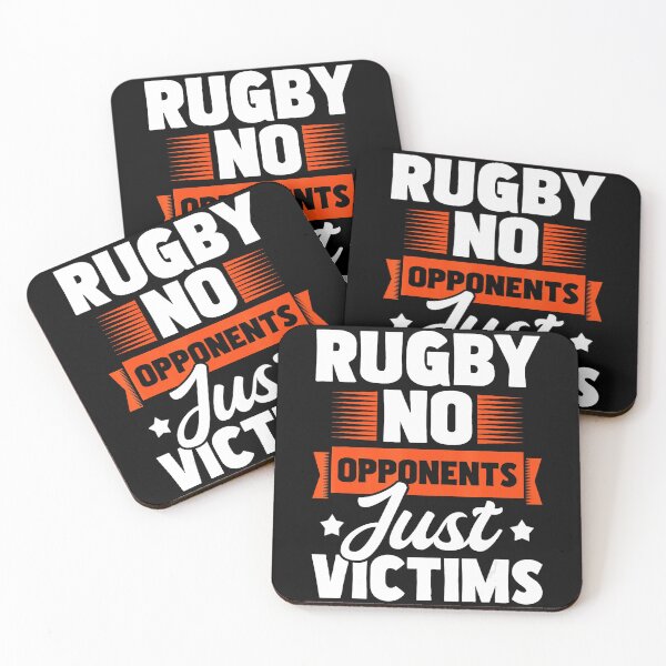 Item preview, Rugby No Opponents Just Victims Bold Rugby Quote designed and sold by GabrieSketcham.