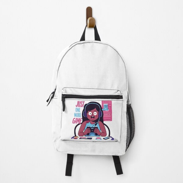 Item preview, Just One More Game – Cute Gamer Girl Neon Gaming Design designed and sold by Kavya Art.