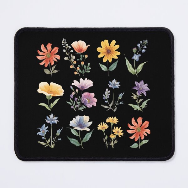 Item preview, Wildflowers watercolor painting set designed and sold by uunaa.