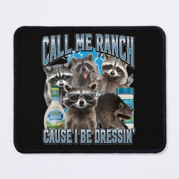 Item preview, Funny Raccoon Dressing Ranch Sauce Meme designed and sold by MOFAPPAREL.