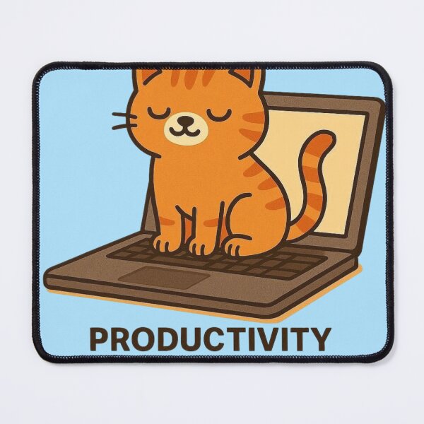 Item preview, Productivity Cancelled Cat designed and sold by Aloloco.