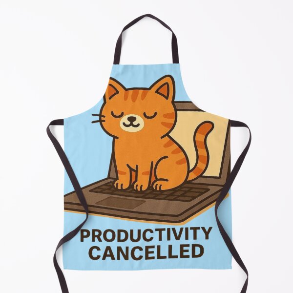 Item preview, Productivity Cancelled Cat designed and sold by Aloloco.