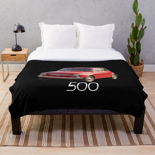Item preview, Classic 500 – Vintage Red City Car | Hyper-Realistic Retro Design designed and sold by Zippy Creation.
