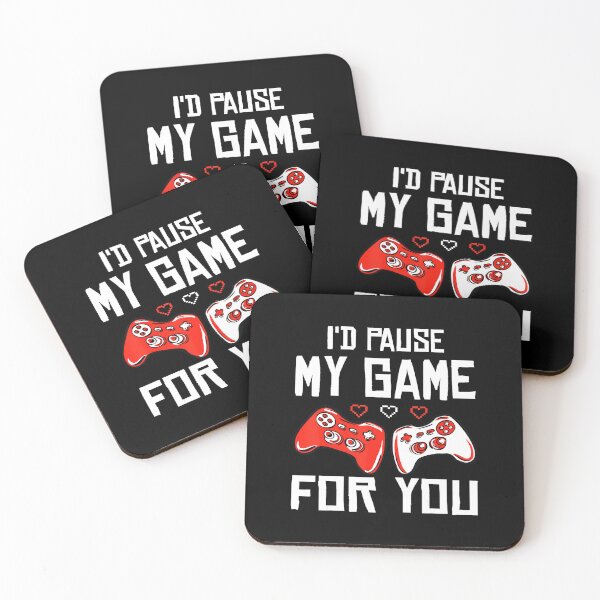 Item preview, I’d Pause My Game For You Cute Gaming Valentine designed and sold by FGTV2021.