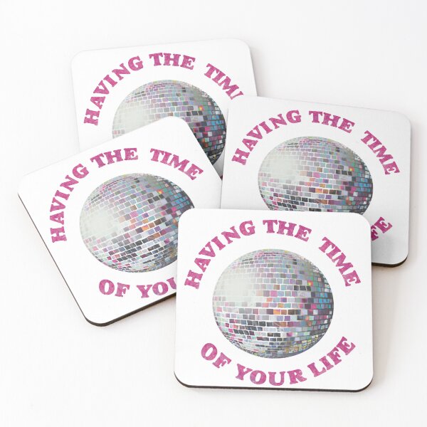 Item preview, Having the Time of Your Life (pink letters) designed and sold by flockadoodle.