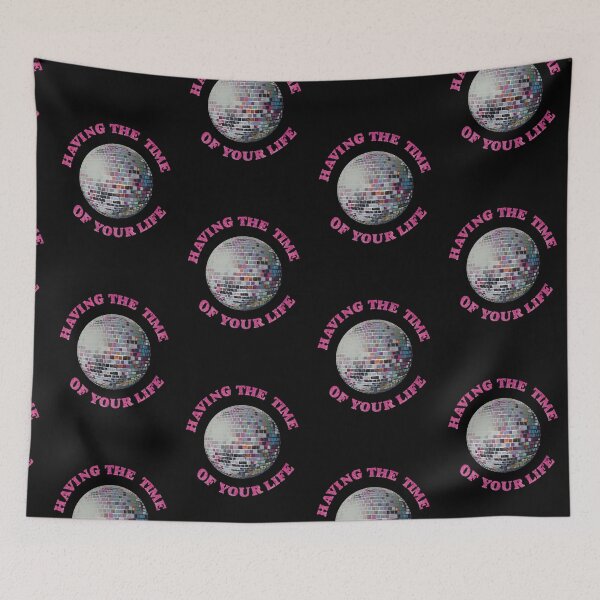 Item preview, Having the Time of Your Life (pink letters) designed and sold by flockadoodle.