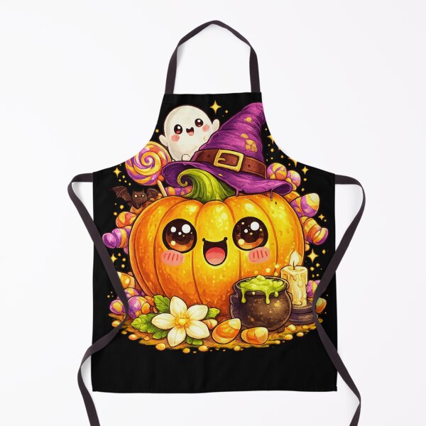 Item preview, Cute Spooky Pumpkin Halloween Kawaii designed and sold by redsharkuk.