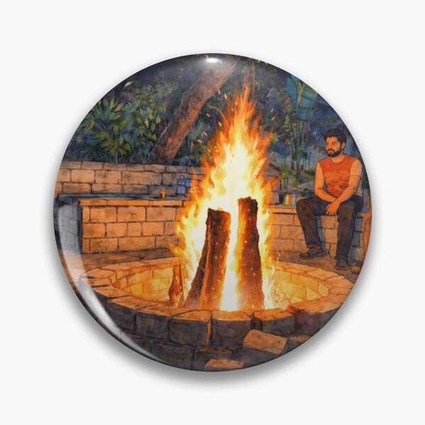 Item preview, Camp Fire designed and sold by StickerRok.