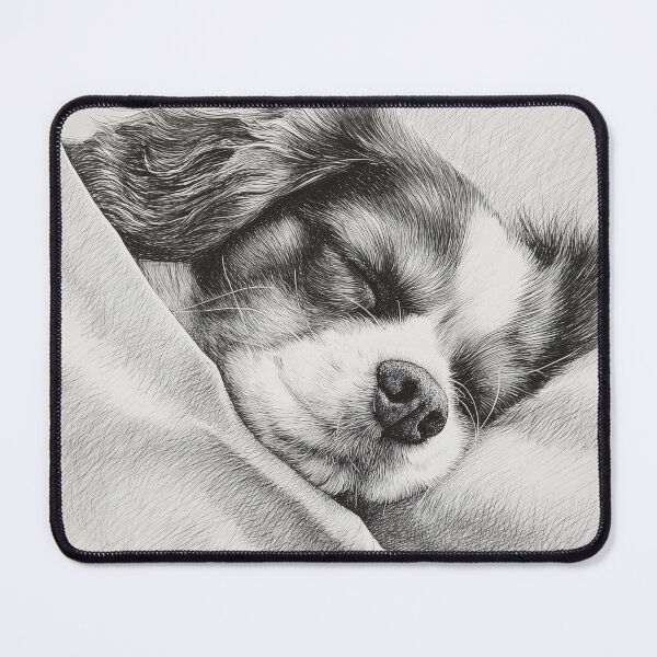 Item preview, Sleeping Cavalier King Charles Spaniel Portrait designed and sold by lautir.