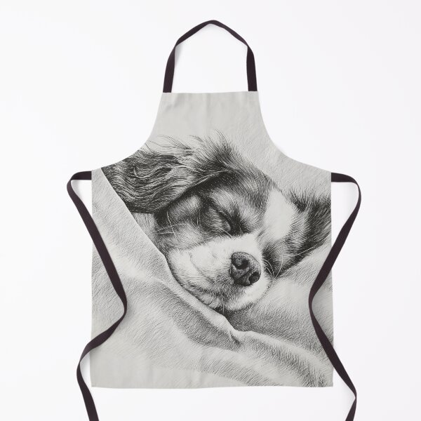 Item preview, Sleeping Cavalier King Charles Spaniel Portrait designed and sold by lautir.