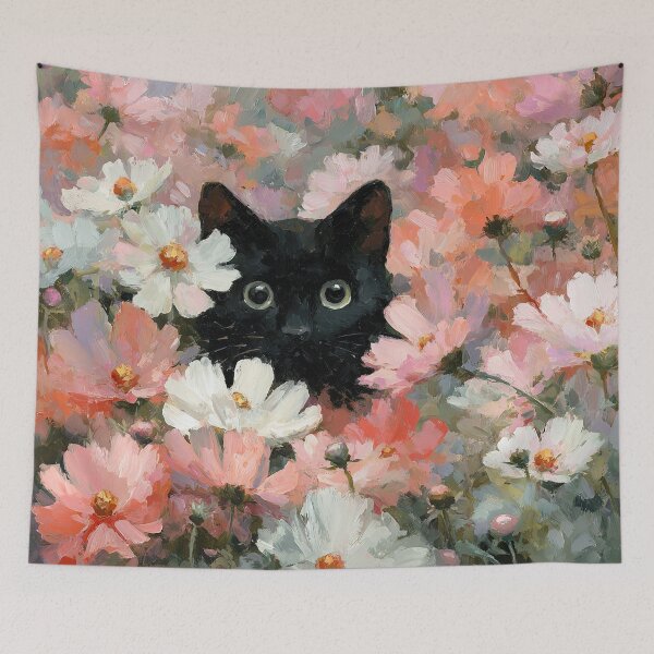 Item preview, Whiskers Amongst Petals designed and sold by Venon28.