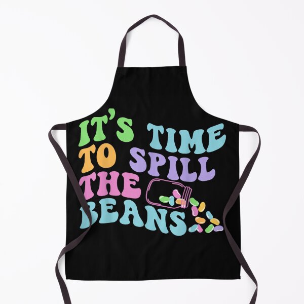 Item preview, It's Time To Spill The Beans Retro Groovy Jelly Bean Typography designed and sold by DienesAngele.