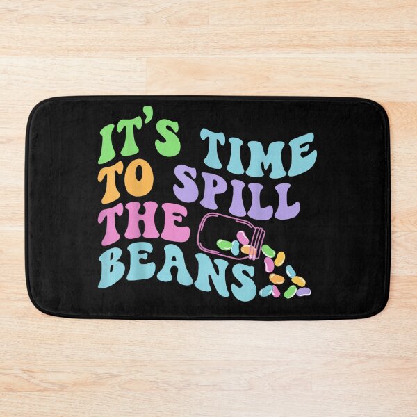 Item preview, It's Time To Spill The Beans Retro Groovy Jelly Bean Typography designed and sold by DienesAngele.