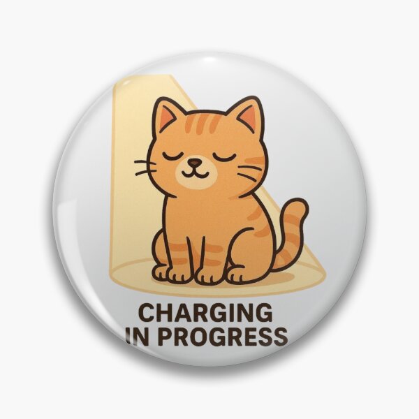 Item preview, Charging in Progress Cat designed and sold by Aloloco.