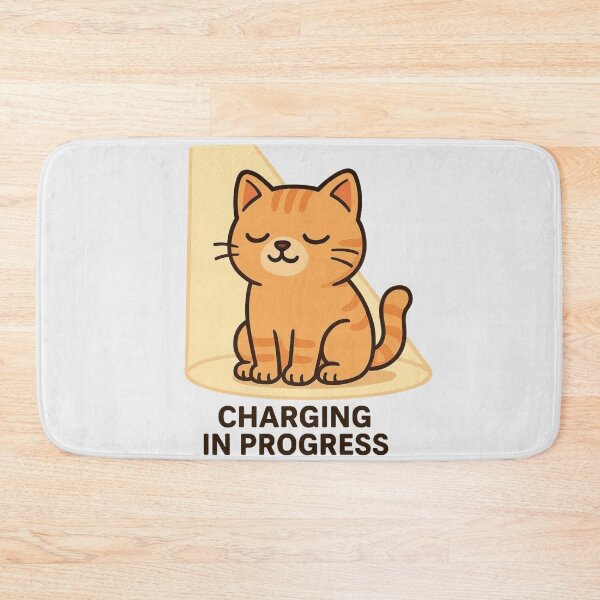 Item preview, Charging in Progress Cat designed and sold by Aloloco.