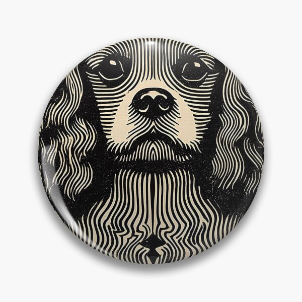 Item preview, Stylized Cavalier King Charles Spanie Portrait designed and sold by lautir.