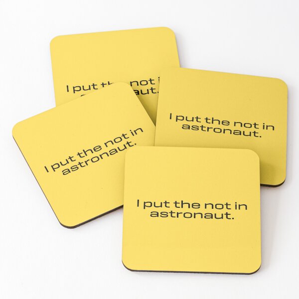 Item preview, Funny “I Put The Not In Astronaut” Grace Quote – Sci-Fi Humor – Nerdy Space Joke design designed and sold by artworkathome.
