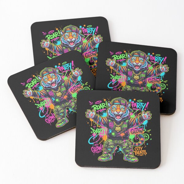 Item preview, Neon Tiger Street Party – Urban Festival Energy 2 designed and sold by RH Design Lab.