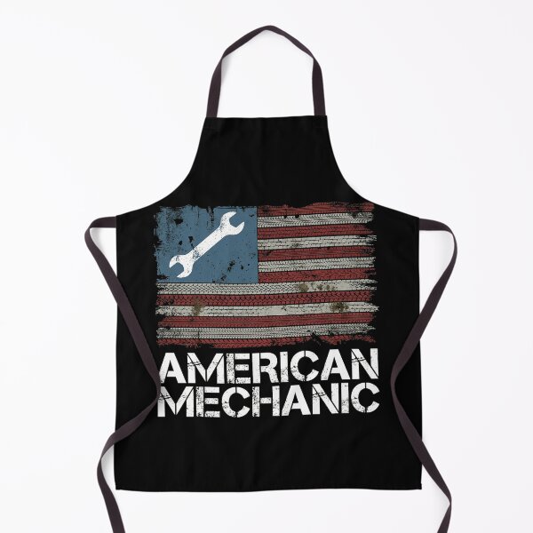Item preview, American Mechanic Patriotic Flag T-Shirt designed and sold by SayIt-Wear.