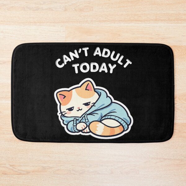 Item preview, Can’t Adult Today ADHD Cat – No Focus Mood, Distracted Mind, Relatable Neurodivergent Humor designed and sold by Ladys-Gents.
